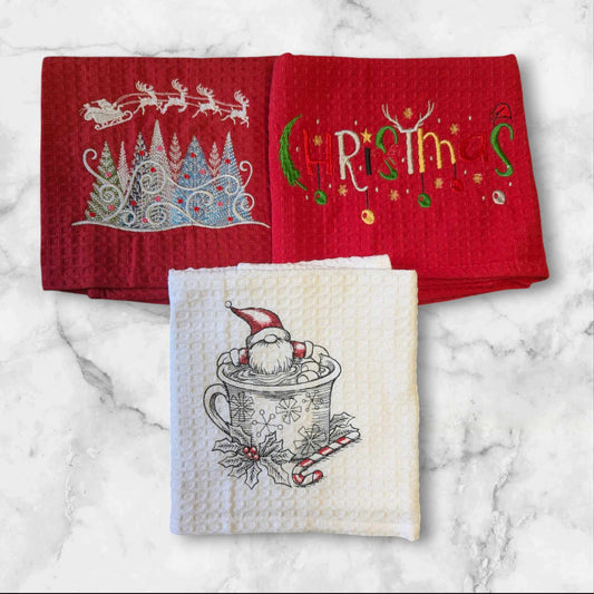 Christmas Tea Towel 3 Pack