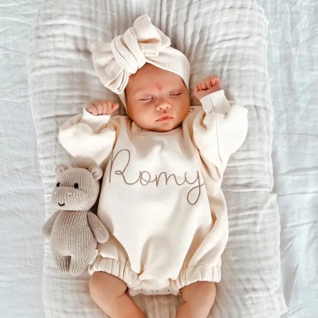 Personalised Embroidered Bubble Romper